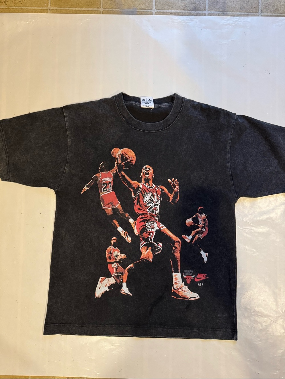 Vintage Michael Jordan Men’s T-Shirt – Black – Small